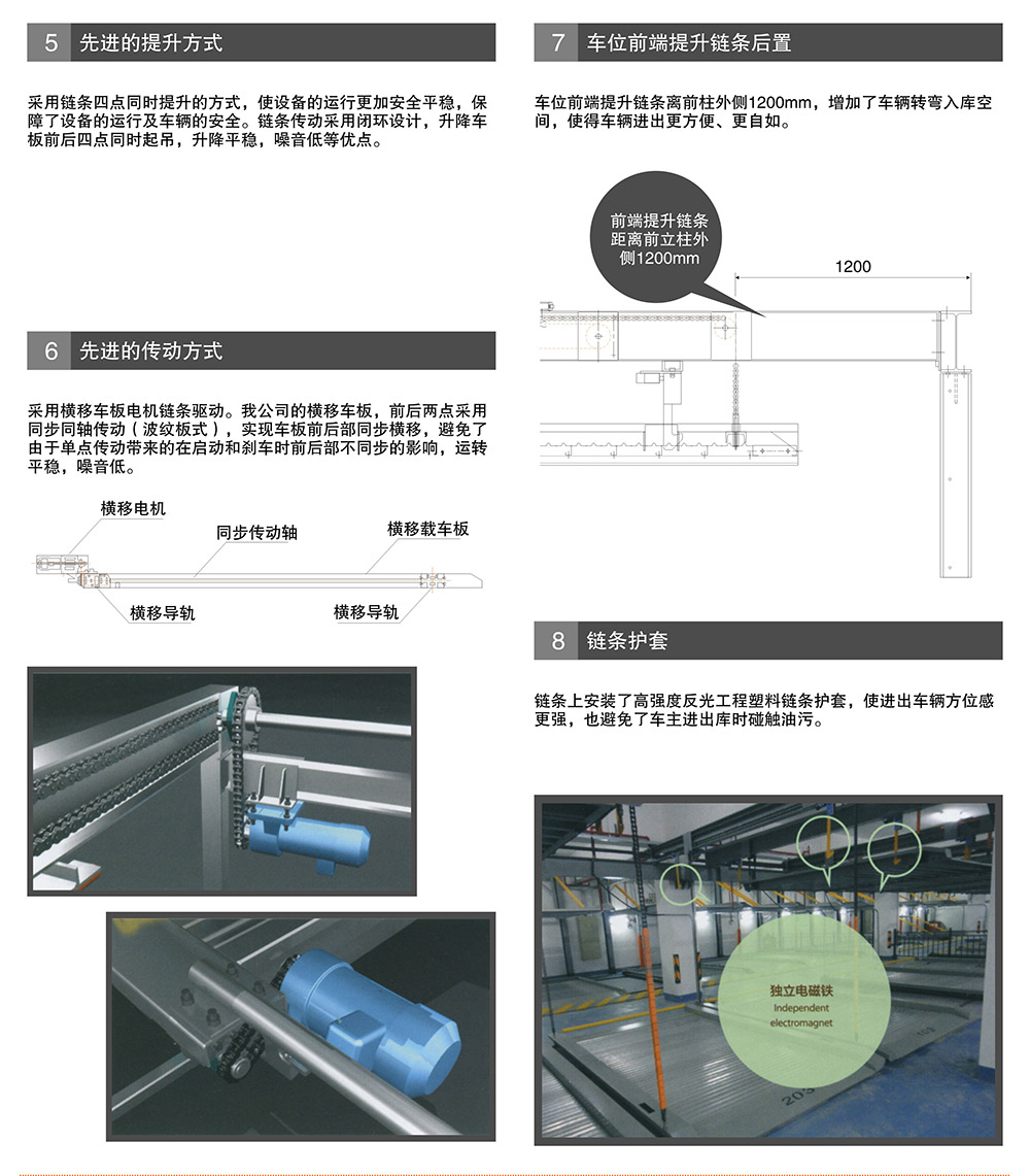 重庆PSH7七层升降横移立体车库提升方式链条保护.jpg